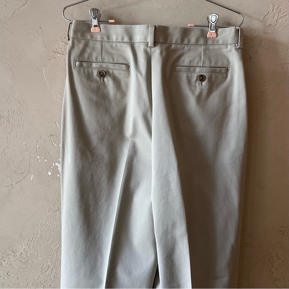 Brooks Brothers Classic Khaki Gray Pants - Picture 4 of 8